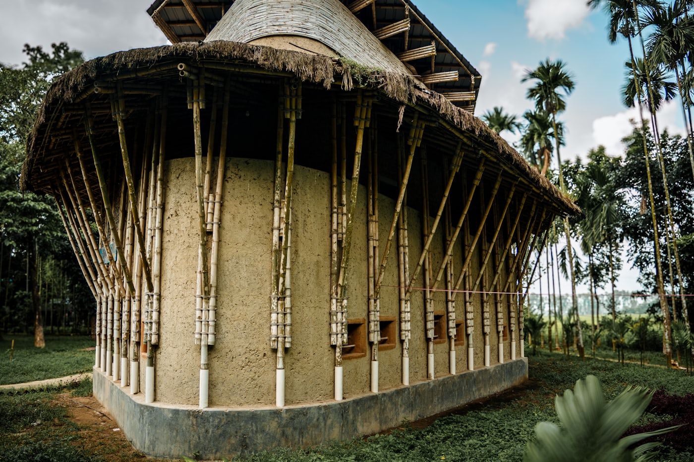 Eco bamboo architecture, School of Life facility