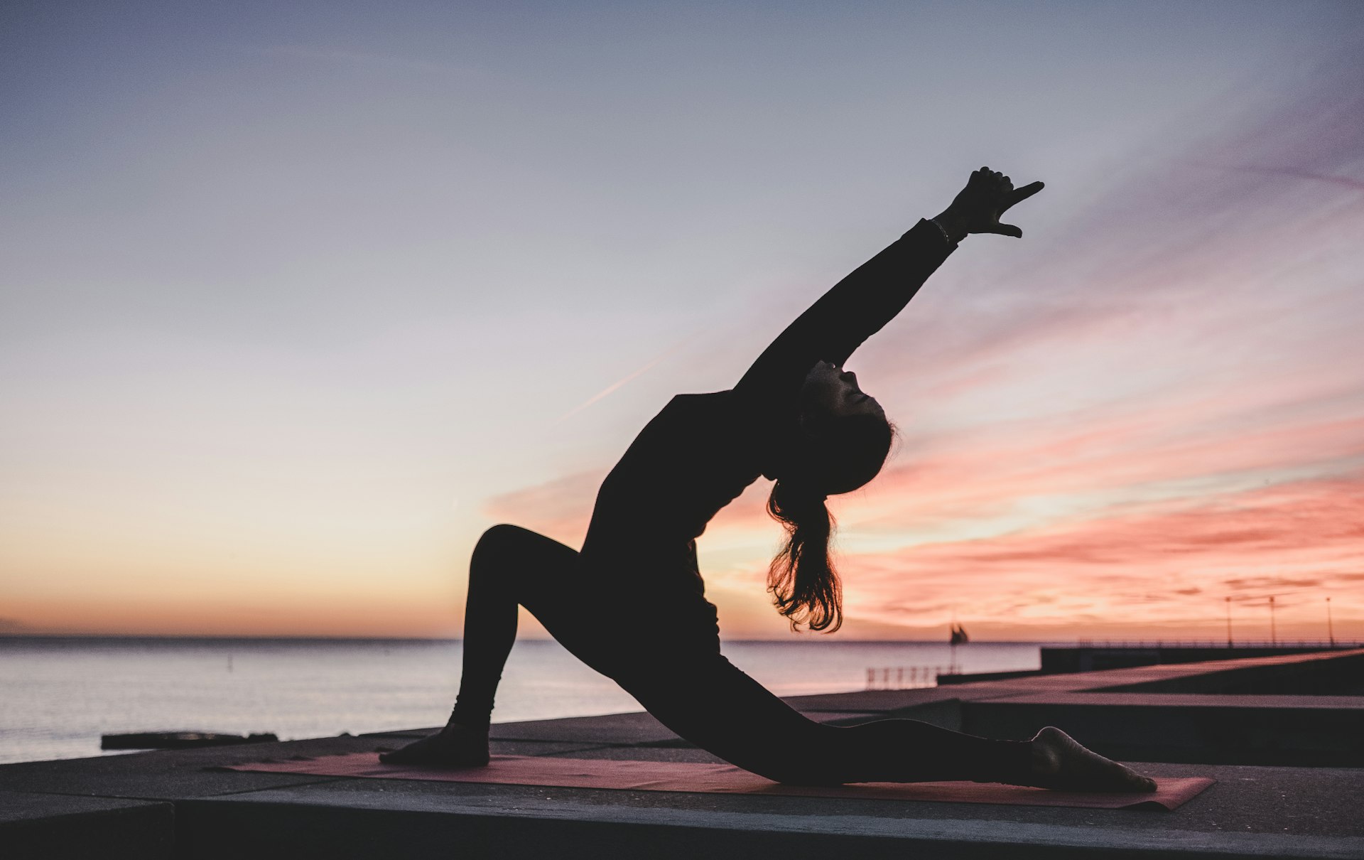 Yoga practice on a Koh Phangan beach